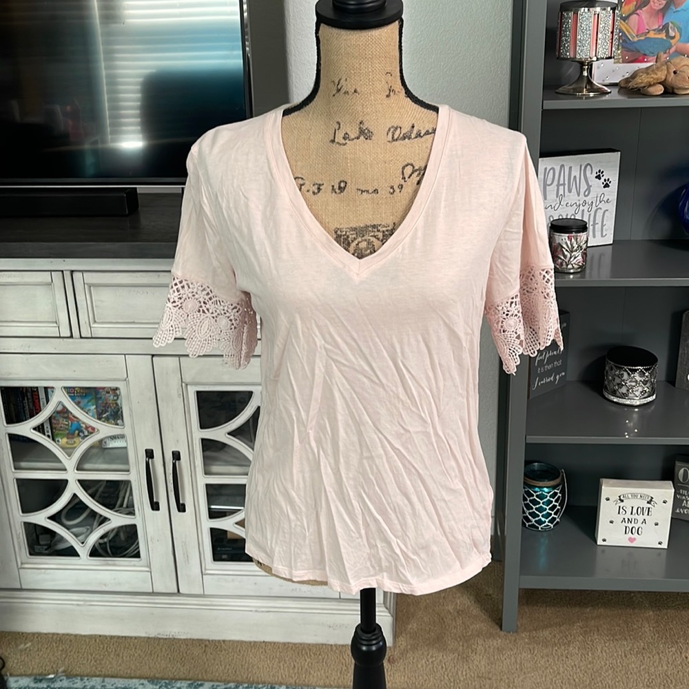 EUC pink Express top size S